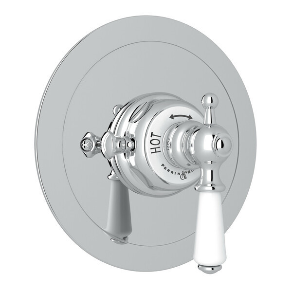 Perrin & Rowe Edwardian Era 3/4" Round Thermostatic Trim Without Volume Control U.5565L-APC/TO